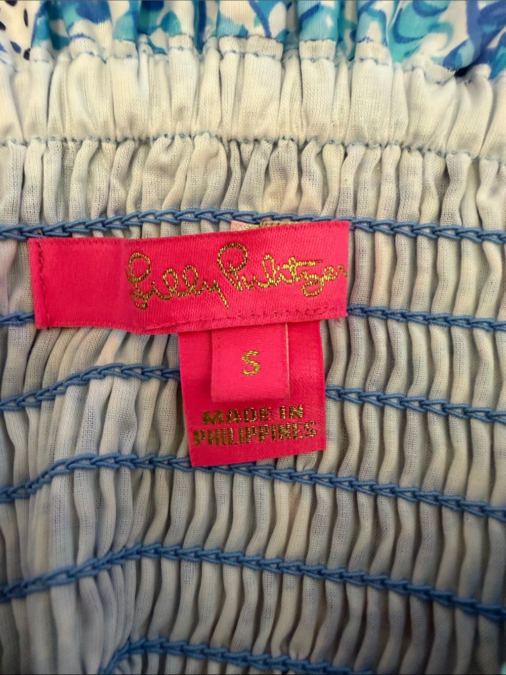 Lilly Pulitzer Blue & White Shell-Print Set - Picture 2 of 4